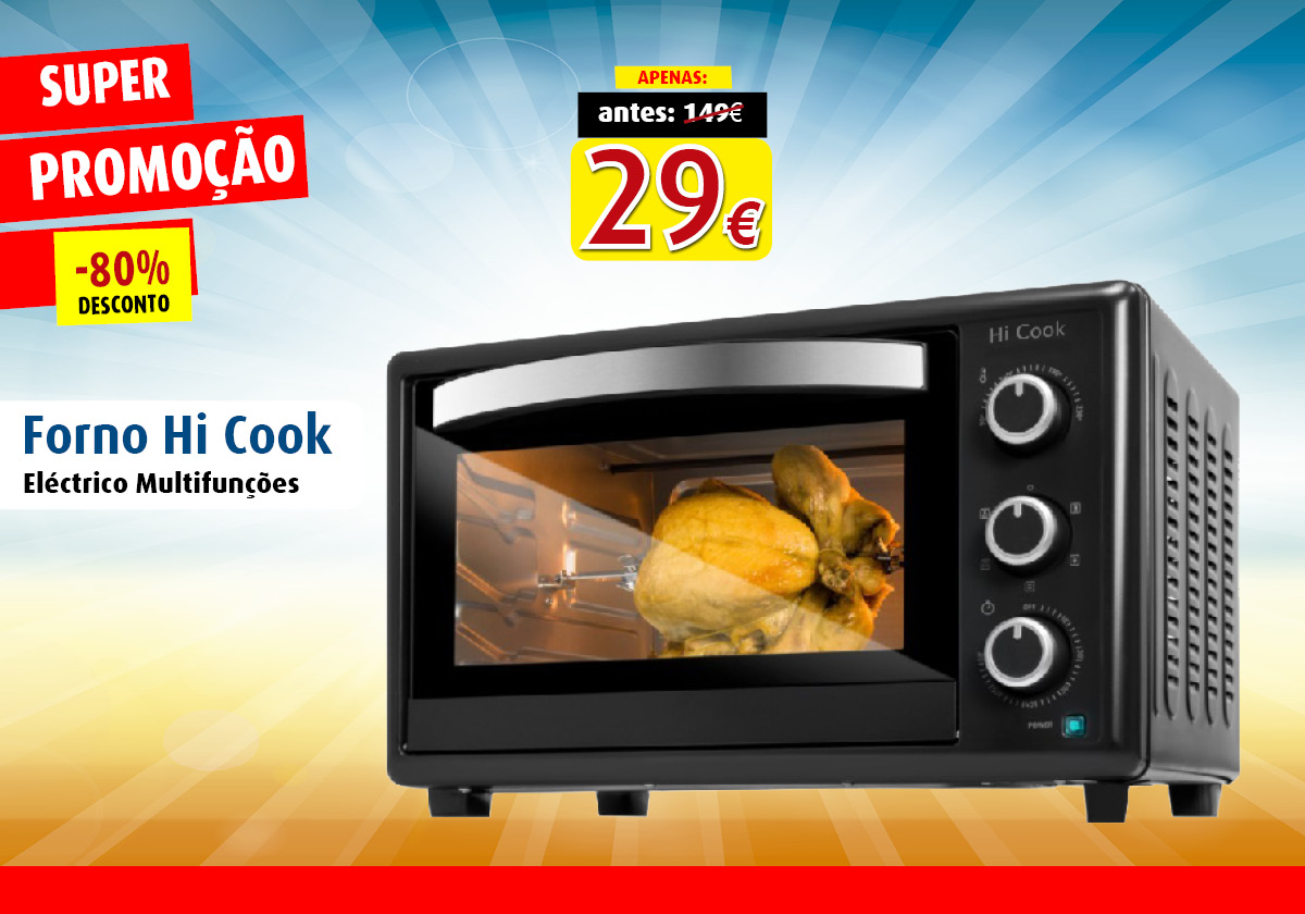 Forno Hi Cook - Apenas 29€ - Eurocupon